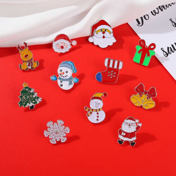 christmas series brooch santa claus commemorative brooch waist pin metal badge props accessories bell, Gray
christmas series brooch santa claus commemorative brooch waist pin metal badge props accessories bell, Gray