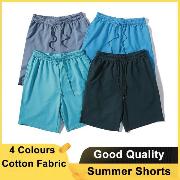 casual shorts for summer daily cotton terry men women teens men's, White;black