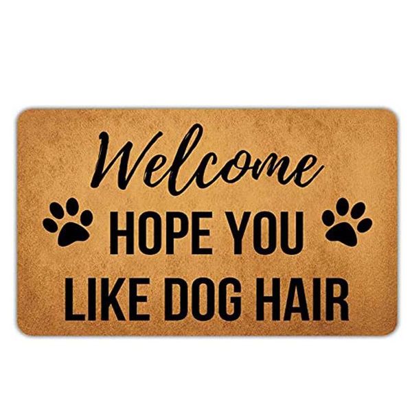 hope you like dog hair welcome door mat machine washable flannel backing non slip entry rug for front door/garden/kitchen/bedroo carpets
hope you like dog hair welcome door mat machine washable flannel backing non slip entry rug for front door/garden/kitchen/bedroo carpets