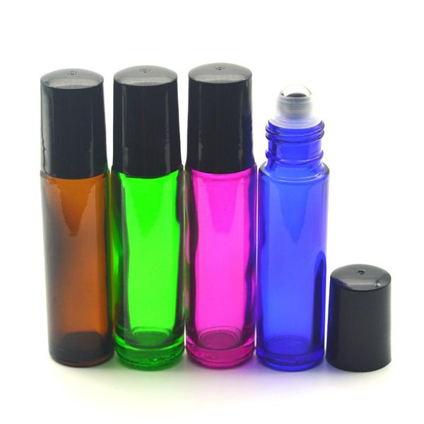 storage bottles & jars 10pcs empty 10ml colorful glass roller bottle stainless steel ball perfume essential oil
storage bottles & jars 10pcs empty 10ml colorful glass roller bottle stainless steel ball perfume essential oil