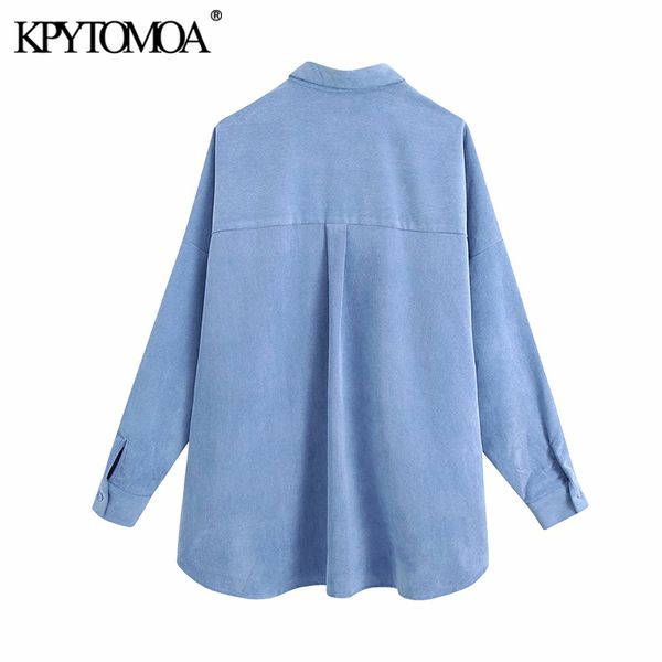 kpytomoa women 2021 fashion oversized corduroy asymmetric blouses vintage long sleeve button-up loose female shirts chic, White
kpytomoa women 2021 fashion oversized corduroy asymmetric blouses vintage long sleeve button-up loose female shirts chic, White