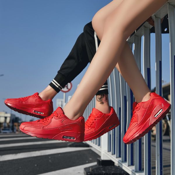 Super Popular Unisex Air Cushion Running Shoes Soft Soles Heighten Mens Sport Shoes Rubber Sneakers Breathable Chaussure Femmes, Black
Super Popular Unisex Air Cushion Running Shoes Soft Soles Heighten Mens Sport Shoes Rubber Sneakers Breathable Chaussure Femmes, Black
