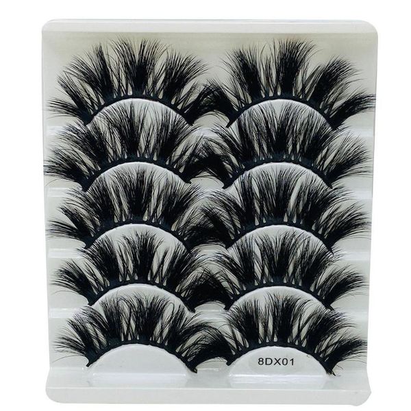 false eyelashes 5pairs fluffy long-lasting waterproof lashes extension handmade multi-layer lengthened thick eye makeup product
false eyelashes 5pairs fluffy long-lasting waterproof lashes extension handmade multi-layer lengthened thick eye makeup product