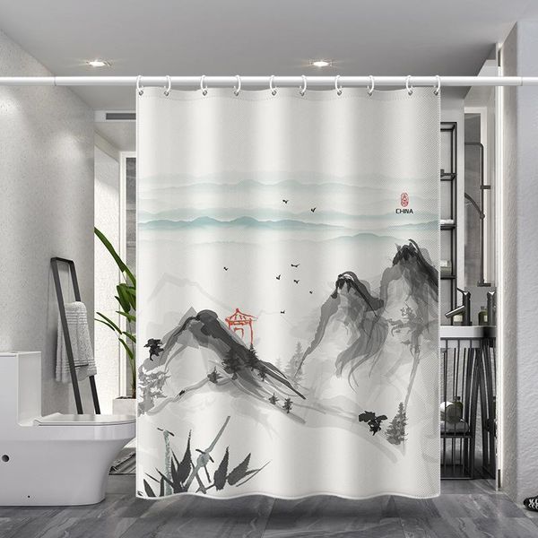 shower curtains chinese landscape painting clouds ink waterproof mold-proof cloth toilet bathroom curtain partition
shower curtains chinese landscape painting clouds ink waterproof mold-proof cloth toilet bathroom curtain partition