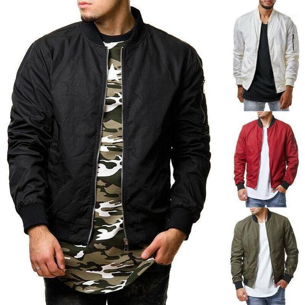 men's jackets men casual business jacket thin autumn baseball outerwear bomber coat fashion1, Black;brown
men's jackets men casual business jacket thin autumn baseball outerwear bomber coat fashion1, Black;brown