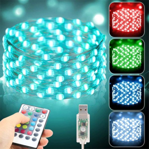 strings usb / battery powered copper string light rgb 16 colors waterproof holiday atmosphere decoration & remote controller garden
strings usb / battery powered copper string light rgb 16 colors waterproof holiday atmosphere decoration & remote controller garden