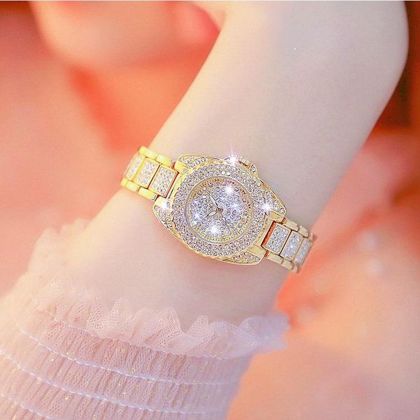 wristwatches bs brand 27mm full diamond dial women watches luxury ladies watch girl fashion quartz gold filled zegarek damski, Slivery;brown
wristwatches bs brand 27mm full diamond dial women watches luxury ladies watch girl fashion quartz gold filled zegarek damski, Slivery;brown