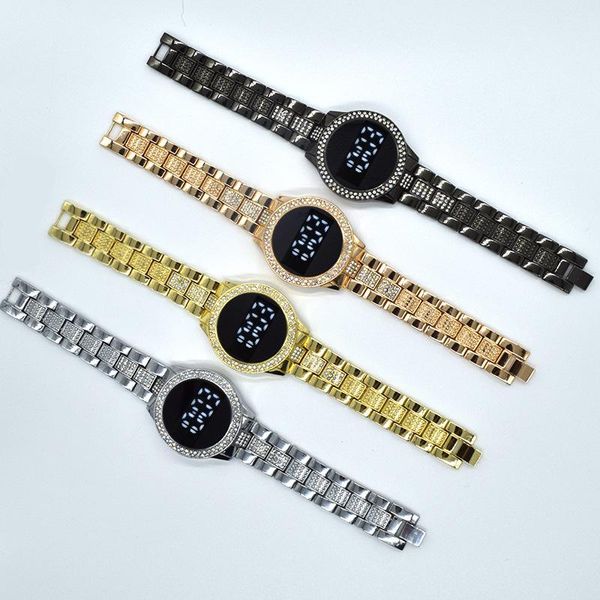 wristwatches vintage led digital watch steel strap sports military watches electronic wrist band clock women men gift wristwatch, Slivery;brown
wristwatches vintage led digital watch steel strap sports military watches electronic wrist band clock women men gift wristwatch, Slivery;brown