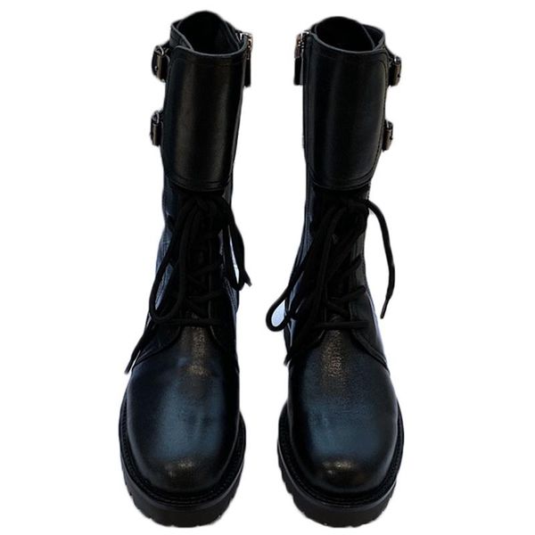 boots streetwear style double belt buckle short knight gray blue full grain leather lace up flat ankle shoes brand design 35-40, Black
boots streetwear style double belt buckle short knight gray blue full grain leather lace up flat ankle shoes brand design 35-40, Black