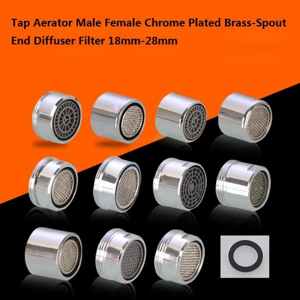 other faucets, showers & accs 1pcs tap aerator male female chrome plated brass-spout end diffuser filter 18/20/22/24/28mm
other faucets, showers & accs 1pcs tap aerator male female chrome plated brass-spout end diffuser filter 18/20/22/24/28mm
