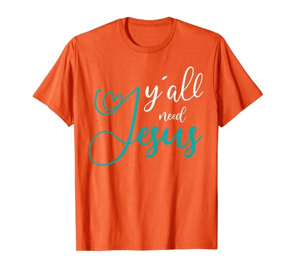 yall need jesus t-shirt, White;black