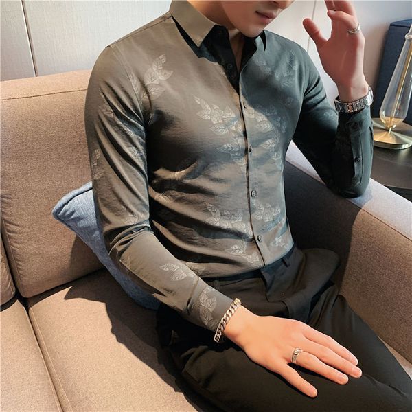 men's casual shirts printed bed sheet shirt, designer long sleeve luxurious, informal, tight fitting, nightclub, social gathering, 2021, White;black
men's casual shirts printed bed sheet shirt, designer long sleeve luxurious, informal, tight fitting, nightclub, social gathering, 2021, White;black