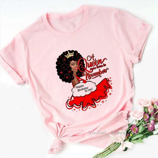 vogue and women a mens t shirts queen was born in november crown print shirt femme birthday to me female, White;black
vogue and women a mens t shirts queen was born in november crown print shirt femme birthday to me female, White;black