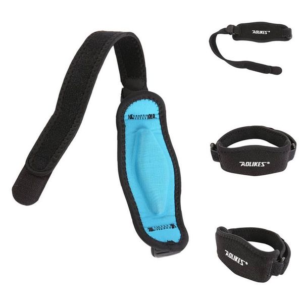 elbow & knee pads 1pcs tennis fitness pad badminton muscle pressurized protective adjustable men women sports safety tools, Black;gray 
elbow & knee pads 1pcs tennis fitness pad badminton muscle pressurized protective adjustable men women sports safety tools, Black;gray