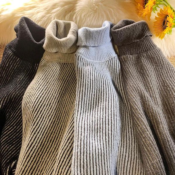 men's sweaters hfyf turtleneck sweater autumn 2021 hong kong style retro jacket lazy loose knit, White;black
men's sweaters hfyf turtleneck sweater autumn 2021 hong kong style retro jacket lazy loose knit, White;black