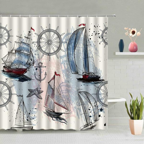 shower curtains ship anchor rudder boat curtain pirate sailboat starfish bathroom wall hanging waterproof hooks screen decor set
shower curtains ship anchor rudder boat curtain pirate sailboat starfish bathroom wall hanging waterproof hooks screen decor set