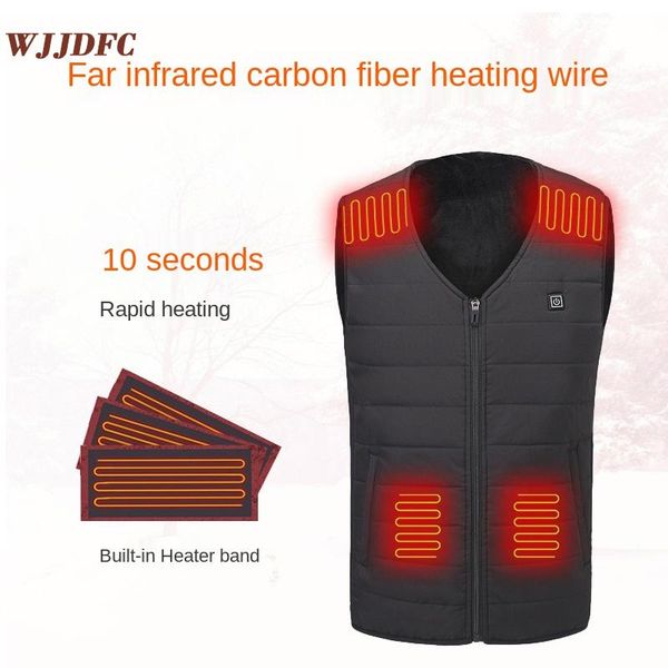 men's vests wjjdfc smart constant temperature nine-zone heating vest men keeps warm usb solid color coat jacket, Black;white
men's vests wjjdfc smart constant temperature nine-zone heating vest men keeps warm usb solid color coat jacket, Black;white