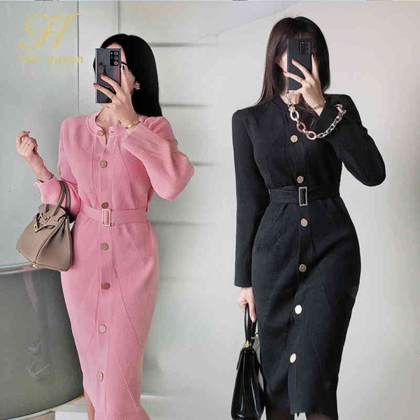 dresses spring autumn women vintage single-breasted knitted es lace-up office elegant bottoming sweater vestidos, Black;gray
dresses spring autumn women vintage single-breasted knitted es lace-up office elegant bottoming sweater vestidos, Black;gray