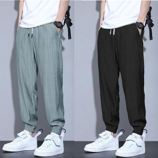 summer ice silk ultra-thin casual pants men's loose drawstring outdoor sports trousers quick-drying harlan 2021, Black
summer ice silk ultra-thin casual pants men's loose drawstring outdoor sports trousers quick-drying harlan 2021, Black