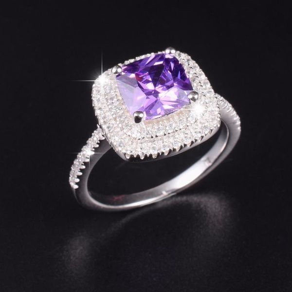 cluster rings brand real solid 100% 925 sterling silver wedding jewelry for women purple 3ct simulated diamond engagement ring sz 5-10, Golden;silver
cluster rings brand real solid 100% 925 sterling silver wedding jewelry for women purple 3ct simulated diamond engagement ring sz 5-10, Golden;silver