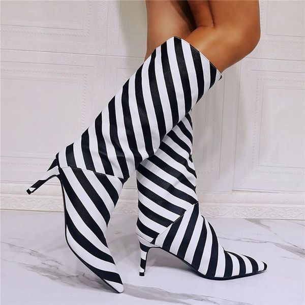 boots real po botas women stripe zebra leather knee high slim fit long .5cm heels pointed toe plus size 43 45 47 dropship, Black
boots real po botas women stripe zebra leather knee high slim fit long .5cm heels pointed toe plus size 43 45 47 dropship, Black