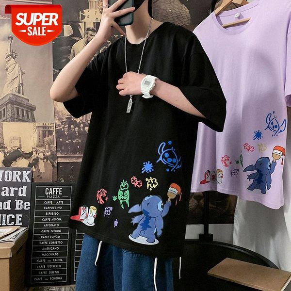 printed short-sleeved t-shirt men's loose large size clothes flow all-match bottoming shirt #vg75, White;black
printed short-sleeved t-shirt men's loose large size clothes flow all-match bottoming shirt #vg75, White;black