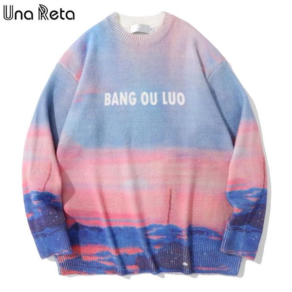 men's sweaters una reta tie dye sweater men streetwear autumn winter clothing casual pullover pull homme couple oversized, White;black
men's sweaters una reta tie dye sweater men streetwear autumn winter clothing casual pullover pull homme couple oversized, White;black