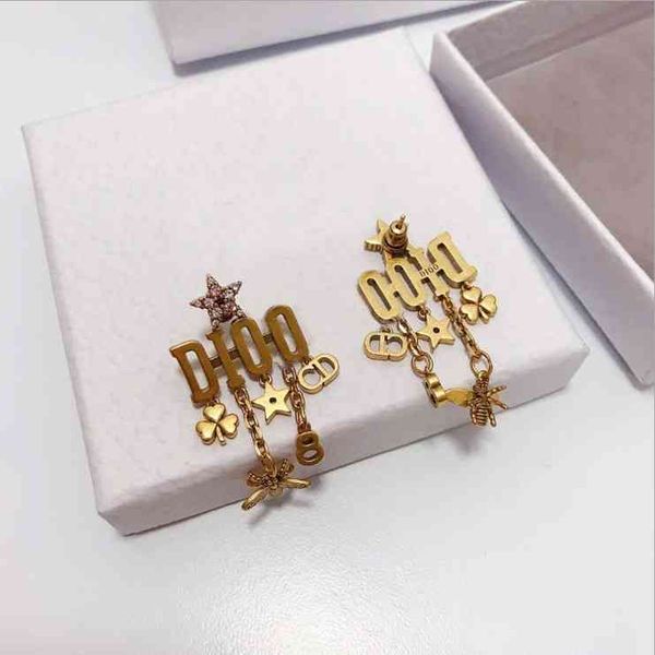 factory specials aa letter star tassel earrings net red temperament female bronze earrings, Golden
factory specials aa letter star tassel earrings net red temperament female bronze earrings, Golden