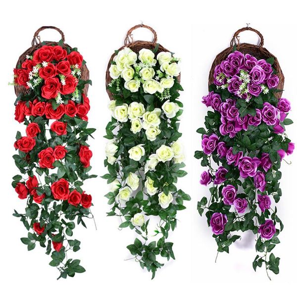 decorative flowers & wreaths 1 bouquet artificial flower vine decoration wall hanging rose rattan fake plant home decor wedding wreath
decorative flowers & wreaths 1 bouquet artificial flower vine decoration wall hanging rose rattan fake plant home decor wedding wreath