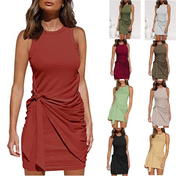 casual dresses sleeveless round neck pleated bow belt irregular dress for women strawberry, Black;gray
casual dresses sleeveless round neck pleated bow belt irregular dress for women strawberry, Black;gray