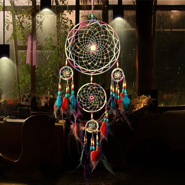 feather crafts dream catcher brown wind chimes handmade dreamcatcher net for wall hanging home decoration #t2g decorative objects & f figuri
feather crafts dream catcher brown wind chimes handmade dreamcatcher net for wall hanging home decoration #t2g decorative objects & f figuri