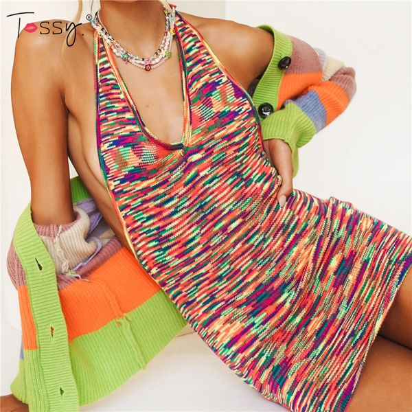 tossy backless knitted mini party dress summer new skinny vacation halter green clubwear v-neck bodycon dresses 2021, Black;gray
tossy backless knitted mini party dress summer new skinny vacation halter green clubwear v-neck bodycon dresses 2021, Black;gray