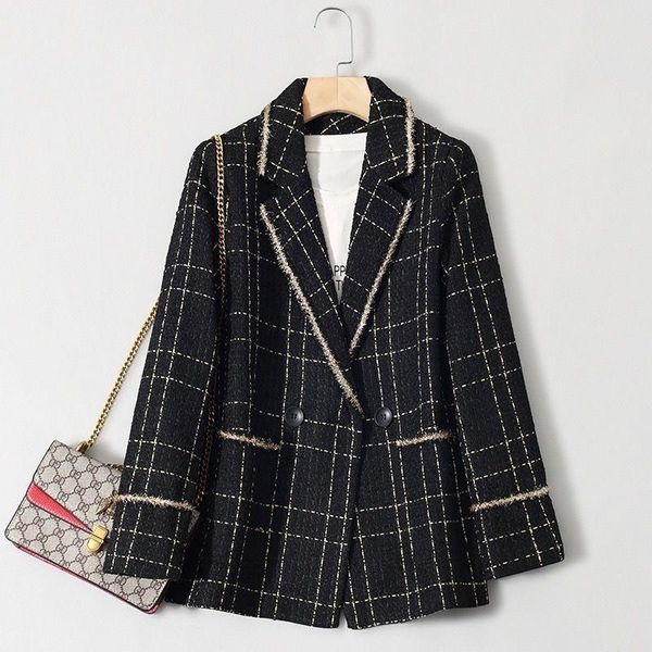 women's suits & blazers 2021 tweed jackets, debutantes, little perfumed blazers, stylish, White;black
women's suits & blazers 2021 tweed jackets, debutantes, little perfumed blazers, stylish, White;black