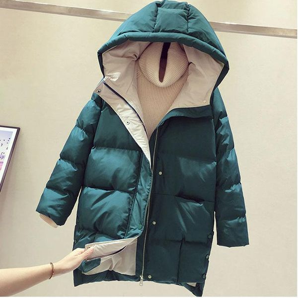 women's down & parkas cotton 2021 long padded hooded parka women mid-length loose warm thick zipper pocket outwear coat for, Black
women's down & parkas cotton 2021 long padded hooded parka women mid-length loose warm thick zipper pocket outwear coat for, Black