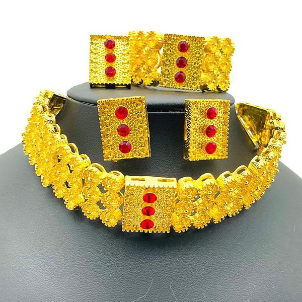 earrings & necklace dubai fashion jewelry sets women african big set party wedding gifts jewelery for brides, Silver
earrings & necklace dubai fashion jewelry sets women african big set party wedding gifts jewelery for brides, Silver