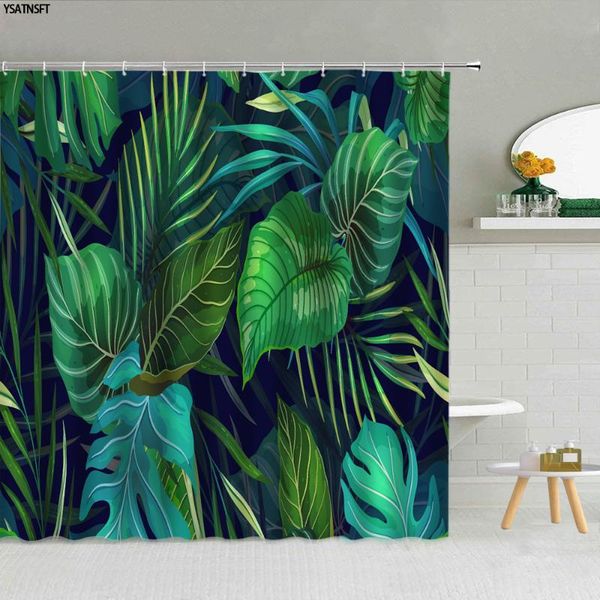 shower curtains tropical green plants curtain waterproof polyester bathroom supplies hanging home decoration
shower curtains tropical green plants curtain waterproof polyester bathroom supplies hanging home decoration