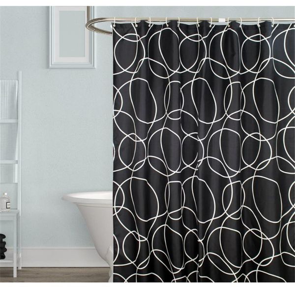 shower curtains waterproof curtain set with 12 hooks black circle bathroom polyester fabric bath mildew proof for home decor
shower curtains waterproof curtain set with 12 hooks black circle bathroom polyester fabric bath mildew proof for home decor
