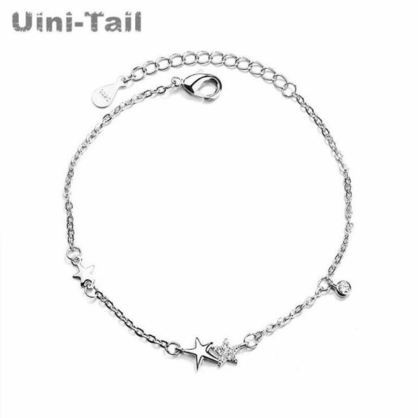 uini-tail 925 sterling silver star micro inlay bracelet korean cool style fashion trend sweet student simple wild link, chain, Black
uini-tail 925 sterling silver star micro inlay bracelet korean cool style fashion trend sweet student simple wild link, chain, Black
