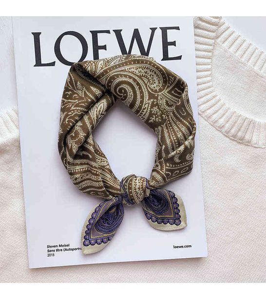 scarves magazine style ~ versatile cashew flower twill 53 square feminine temperament decorative small scarf, Blue;gray
scarves magazine style ~ versatile cashew flower twill 53 square feminine temperament decorative small scarf, Blue;gray