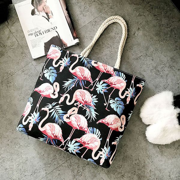 large capacity simple casual printing zipper cotton bag rope canvas women's shoulder shopping straps custom beach tote bag
large capacity simple casual printing zipper cotton bag rope canvas women's shoulder shopping straps custom beach tote bag