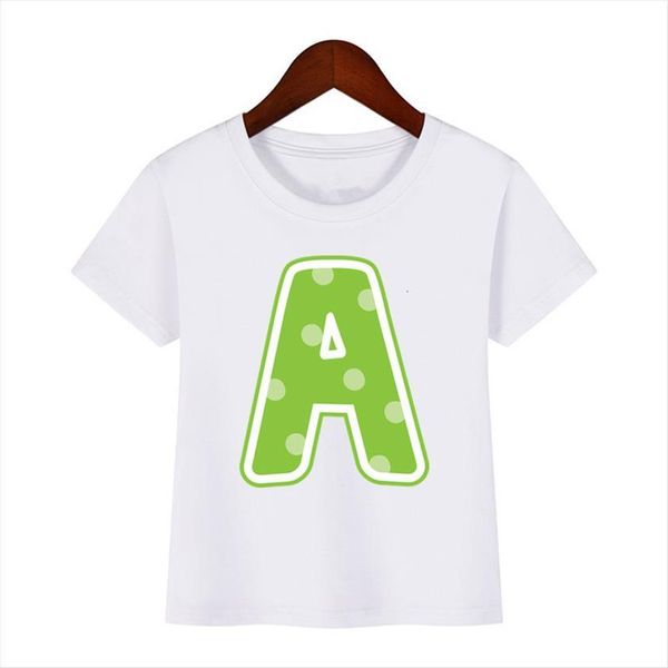 a z cute colorful letters prints childrens t shirt summer soft cotton boys kawaii for kid girl christmas, Blue
a z cute colorful letters prints childrens t shirt summer soft cotton boys kawaii for kid girl christmas, Blue