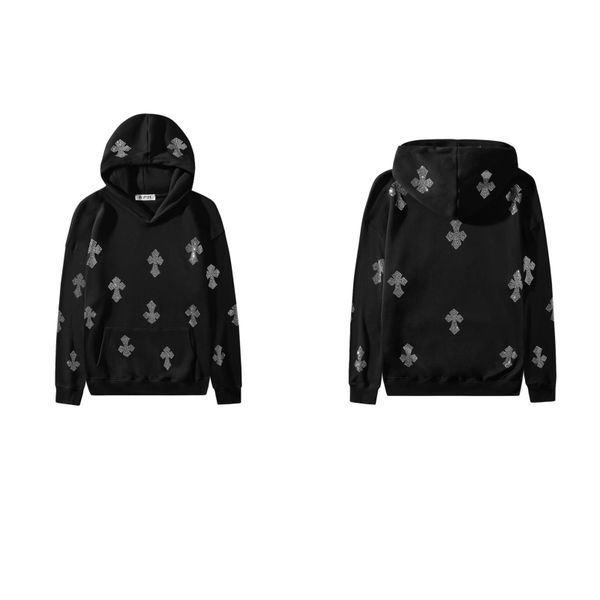 hearts/chrome hoodie brand 21 diamond cross men's and women's net red same couple loose cotton winter fashion brand hooded sweater, Black
hearts/chrome hoodie brand 21 diamond cross men's and women's net red same couple loose cotton winter fashion brand hooded sweater, Black