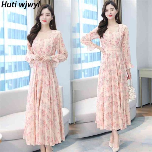 vintage pink floral print sweet dresses autumn winter 4xl plus size long sleeve midi dress women bodycon party maxi vestido 210528, Black;gray
vintage pink floral print sweet dresses autumn winter 4xl plus size long sleeve midi dress women bodycon party maxi vestido 210528, Black;gray