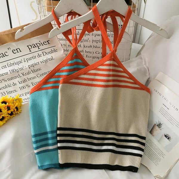 women's tanks & camis knitted crop stripe tank women halter for woman off shoulder tanke sleeveless omighty 2021 camisole, White
women's tanks & camis knitted crop stripe tank women halter for woman off shoulder tanke sleeveless omighty 2021 camisole, White