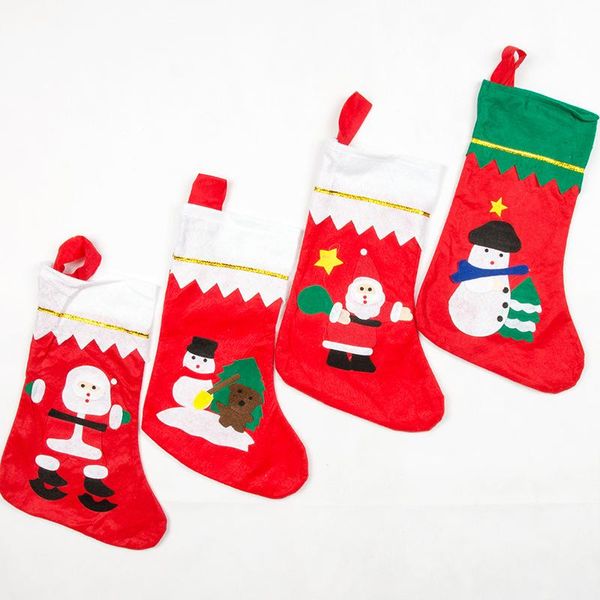 christmas decorations 4pcs applique socks non-woven fabric medium gift bag holiday tree ornaments
christmas decorations 4pcs applique socks non-woven fabric medium gift bag holiday tree ornaments
