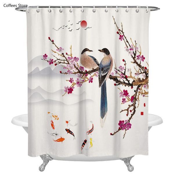shower curtains modern printing curtain with hooks plum blossom magpie carp bath waterproof polyester bathroom decor
shower curtains modern printing curtain with hooks plum blossom magpie carp bath waterproof polyester bathroom decor