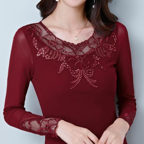 women's blouses & shirts mesh shirt 2021 spring long sleeve female slim embroidered casual lace blouse elegant plus size black blusas, White
women's blouses & shirts mesh shirt 2021 spring long sleeve female slim embroidered casual lace blouse elegant plus size black blusas, White