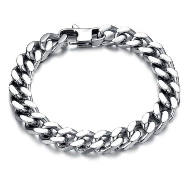 link, chain 316l stainless steel 6mm bracelet simple trendy men and women titanium hip hop, Black
link, chain 316l stainless steel 6mm bracelet simple trendy men and women titanium hip hop, Black