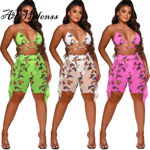 a&bhelenss summer casaul beach two piece set print swimwear bikini sheer mesh bra + shorts swimsuit women outfit women's, White;black
a&bhelenss summer casaul beach two piece set print swimwear bikini sheer mesh bra + shorts swimsuit women outfit women's, White;black