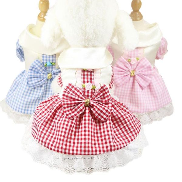 dog apparel puoupuou sweet pet clothes plaid cute bow skirt for small medium dogs clothing luxury puppy ropa para perro xs-xxl
dog apparel puoupuou sweet pet clothes plaid cute bow skirt for small medium dogs clothing luxury puppy ropa para perro xs-xxl